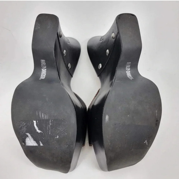 Vintage Harley Davidson wedges - Picture 3 of 4